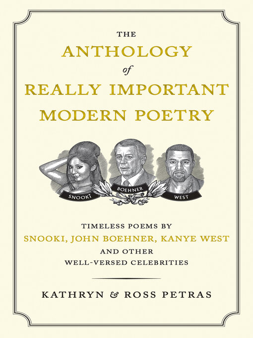 Title details for The Anthology of Really Important Modern Poetry by Kathryn Petras - Available